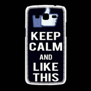 Coque Samsung Galaxy Grand2 Keep Calm Like This Noir