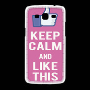 Coque Samsung Galaxy Grand2 Keep Calm Like This Rose