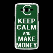 Coque Samsung Galaxy Grand2 Keep Calm Make money Vert