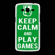 Coque Samsung Galaxy Grand2 Keep Calm Play games Vert