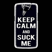 Coque Samsung Galaxy Grand2 Keep Calm Suck me Noir