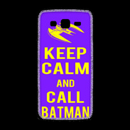 Coque Samsung Galaxy Grand2 Keep Calm Call Batman Violet