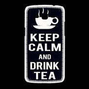 Coque Samsung Galaxy Grand2 Keep Calm Drink Tea Noir
