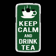Coque Samsung Galaxy Grand2 Keep Calm Drink Tea Vert