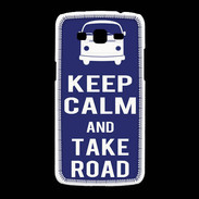 Coque Samsung Galaxy Grand2 Keep Calm Take road Bleu