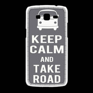 Coque Samsung Galaxy Grand2 Keep Calm Take Road Gris