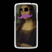Coque Samsung Galaxy Grand2 Moustache Mona Lisa