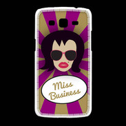 Coque Samsung Galaxy Grand2 Miss business Brune