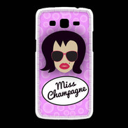Coque Samsung Galaxy Grand2 Miss Champagne Brune