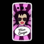 Coque Samsung Galaxy Grand2 Miss Cougar Brune