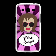 Coque Samsung Galaxy Grand2 Miss Cougar Chatain