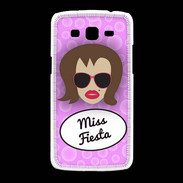 Coque Samsung Galaxy Grand2 Miss Fiesta Chatain