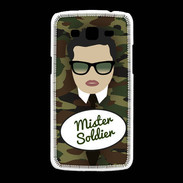 Coque Samsung Galaxy Grand2 Mister Soldier Brun