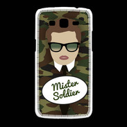 Coque Samsung Galaxy Grand2 Mister Soldier Chatain