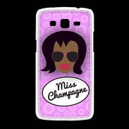 Coque Samsung Galaxy Grand2 Miss Champagne Black
