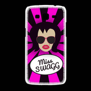 Coque Samsung Galaxy Grand2 Miss Swag Brune