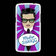 Coque Samsung Galaxy Grand2 Mister Swag Brun