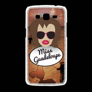 Coque Samsung Galaxy Grand2 Miss Guadeloupe Chatain
