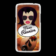 Coque Samsung Galaxy Grand2 Miss Réunion Brune