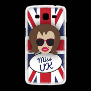 Coque Samsung Galaxy Grand2 Miss UK Chatain