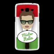 Coque Samsung Galaxy Grand2 Mister Italie Chatain
