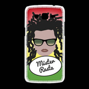 Coque Samsung Galaxy Grand2 Mister Rasta Blanc