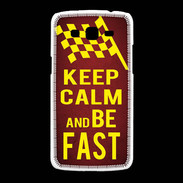 Coque Samsung Galaxy Grand2 Keep Calm and Be Fast Rouge