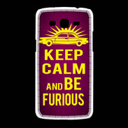 Coque Samsung Galaxy Grand2 Keep Calm and Be Furious Rose