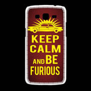 Coque Samsung Galaxy Grand2 Keep Calm and Be Furious Rouge