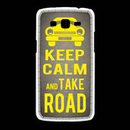 Coque Samsung Galaxy Grand2 Keep Calm and Take o road 2 Gris