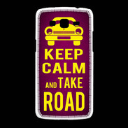 Coque Samsung Galaxy Grand2 Keep Calm and Take o road 2 Rose