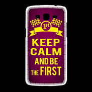 Coque Samsung Galaxy Grand2 Keep Calm and Be the First Rose