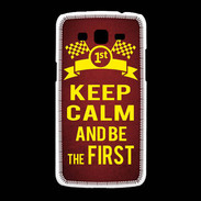 Coque Samsung Galaxy Grand2 Keep Calm and Be the First Rouge