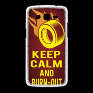 Coque Samsung Galaxy Grand2 Keep Calm and Burn Out Rouge