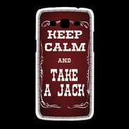 Coque Samsung Galaxy Grand2 Keep Calm and Take Jack Rouge