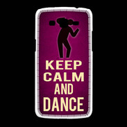 Coque Samsung Galaxy Grand2 Keep Calm and Dance Rose