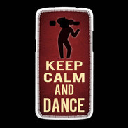Coque Samsung Galaxy Grand2 Keep Calm and Dance Rouge