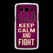 Coque Samsung Galaxy Grand2 Keep Calm and Fight Rose