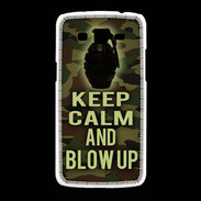 Coque Samsung Galaxy Grand2 Keep Calm and Grenade Camouflage