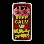 Coque Samsung Galaxy Grand2 Keep Calm and Kill Zombies Rouge