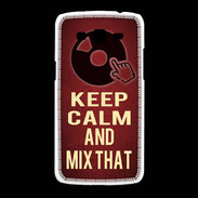 Coque Samsung Galaxy Grand2 Keep Calm and Mix That Rouge
