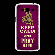 Coque Samsung Galaxy Grand2 Keep Calm and Pray Muslim Rose