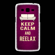 Coque Samsung Galaxy Grand2 Keep Calm and Reelax Rose