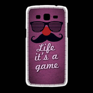 Coque Samsung Galaxy Grand2 Life It's a game Rose ZG