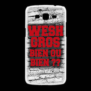 Coque Samsung Galaxy Grand2 Wesh Gros Rouge
