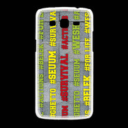 Coque Samsung Galaxy Grand2 Wesh Vert Jaune