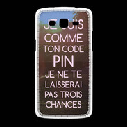 Coque Samsung Galaxy Grand2 Code pin rose ZG