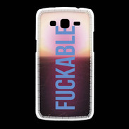 Coque Samsung Galaxy Grand2 Fuckable bleu ZG