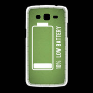 Coque Samsung Galaxy Grand2 Low Battery vert ZG