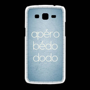 Coque Samsung Galaxy Grand2 Apéro bédo dodo bleu ZG